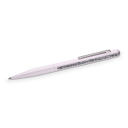 Resim Crystal Shimmer Tükenmez Kalem, Pembe, Pembe lakeli, krom kaplama