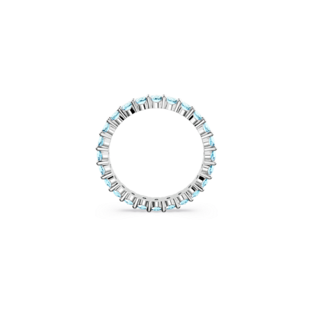 Resim Matrix Yüzük, Yuvarlak kesim, Mavi, Rodyum kaplama
