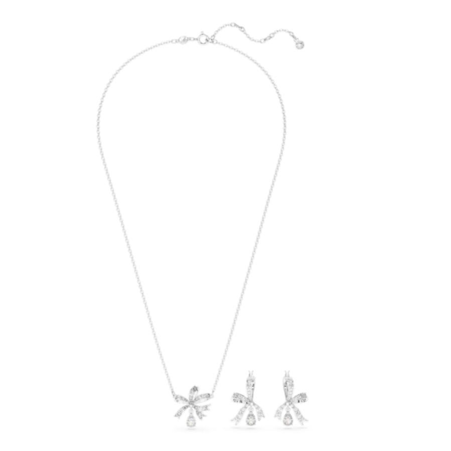 Resim Hyperbola Set, Fiyonk, Beyaz, Rodyum kaplama