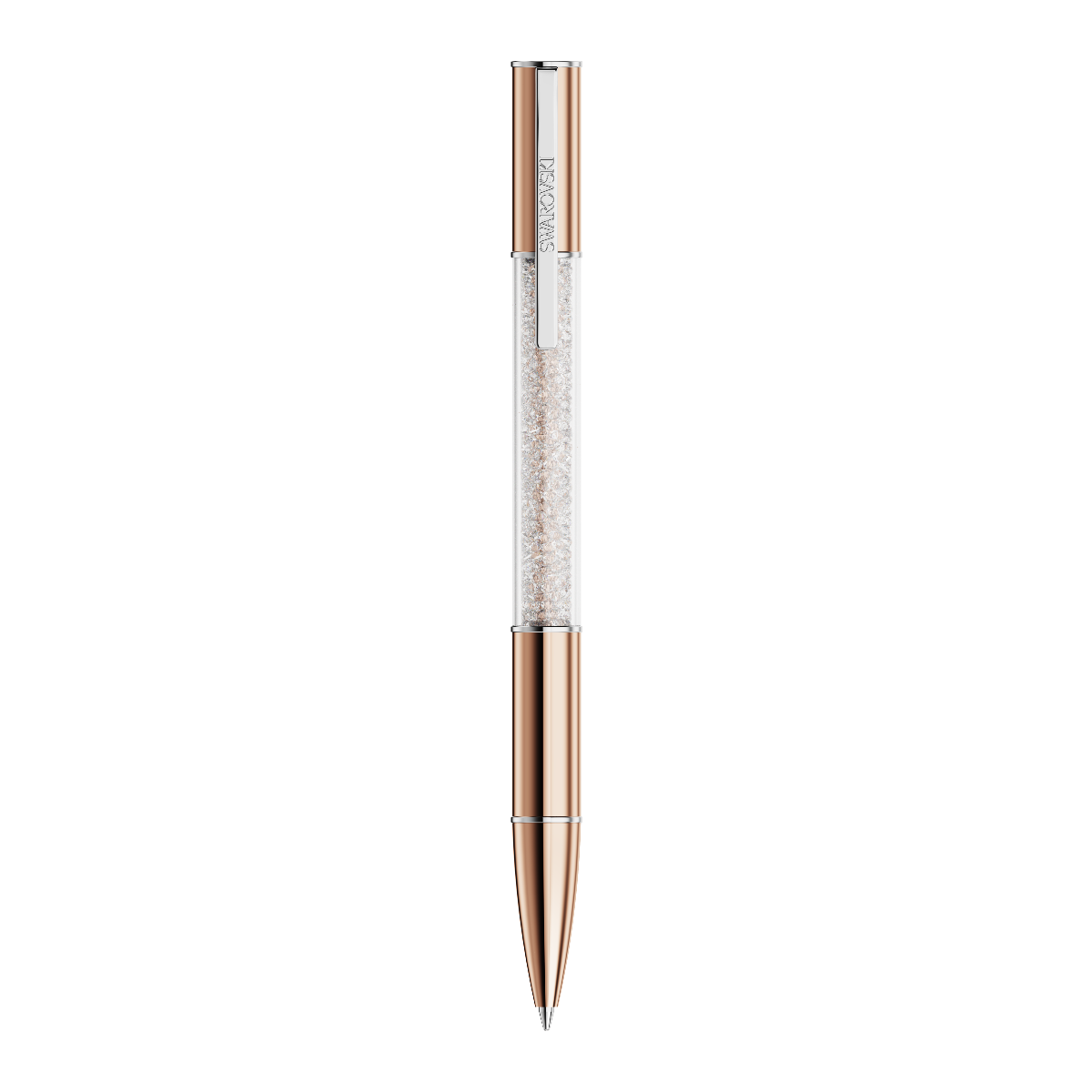 Resim Crystalline Lustre Tükenmez Kalem, Rose Altın tonu, Pembe altın rengi kaplama