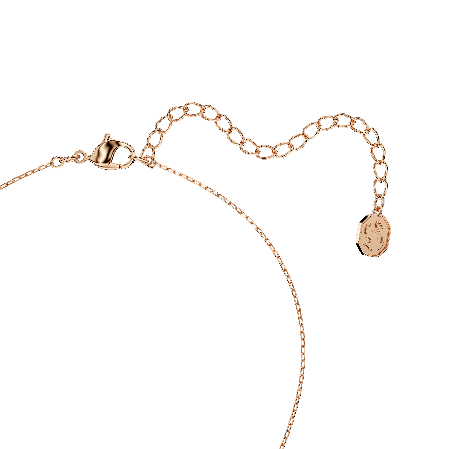 Resim Mesmera Kolye, Karışık kesimler, Beyaz, Pembe altın rengi kaplama