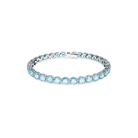 Resim Matrix Tennis Bileklik, Yuvarlak kesim, Mavi, Rodyum kaplama