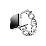 Resim Sparkling Zincir kordon, Apple Watch® 40 mm ve 41 mm ile uyumlu, Gümüş rengi, Paslanmaz çelik