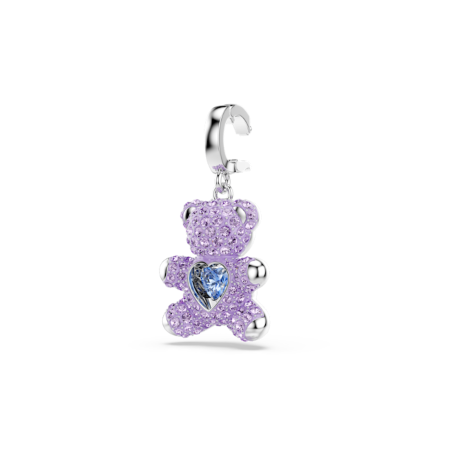 Resim Idyllia Charm, Karışık kesimler, Ayıcık, Mor, Rodyum kaplama