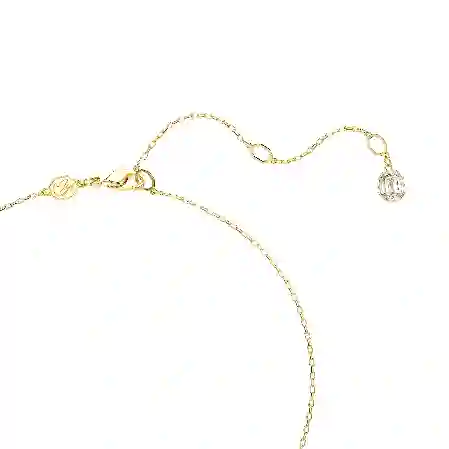 Resim Idyllia Kolye, Karışık kesimler, Pavé, Kelebek, Çok renkli, Altın rengi kaplama