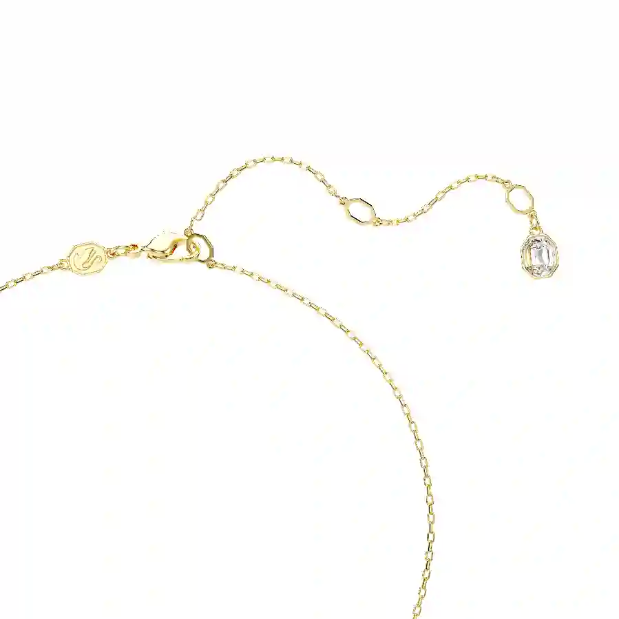 Resim Idyllia Kolye, Karışık kesimler, Pavé, Kelebek, Çok renkli, Altın rengi kaplama