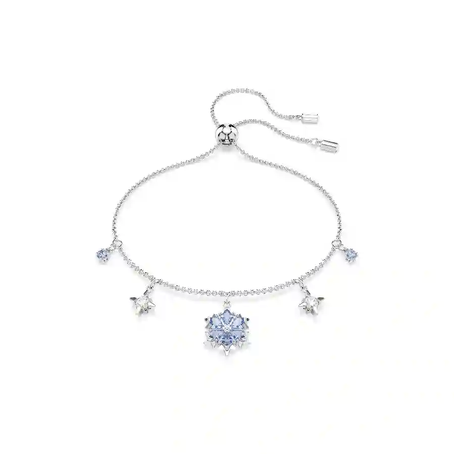 Resim Magic Bileklik, Kar tanesi, Mavi, Rodyum kaplama