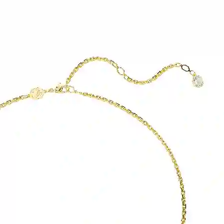 Resim Idyllia Kolye ve broş, Karışık kesimler, Pavé, Kelebek, Çok renkli, Altın rengi kaplama