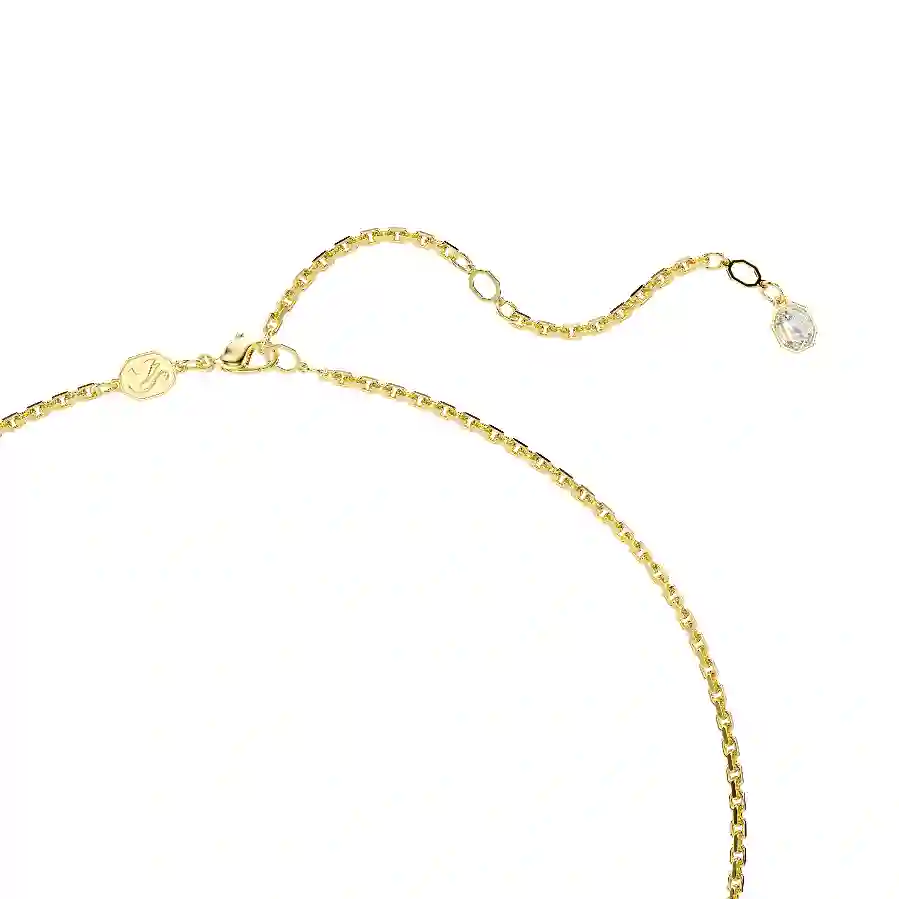 Resim Idyllia Kolye ve broş, Karışık kesimler, Pavé, Kelebek, Çok renkli, Altın rengi kaplama