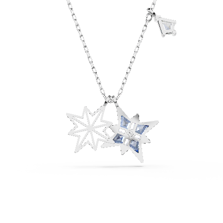 Resim Symbolica Kolye, Yıldız, Mavi, Rodyum kaplama