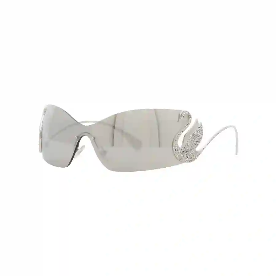 Resim Güneş Gözlüleri, Maske, Kuğu, SK7020, Gümüş Rengi