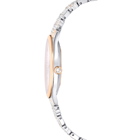 Resim Attract Saat, İsviçre üretimi, Pavé, Kristal bileklik, Rose Altın tonu, Karışık metal yüzey