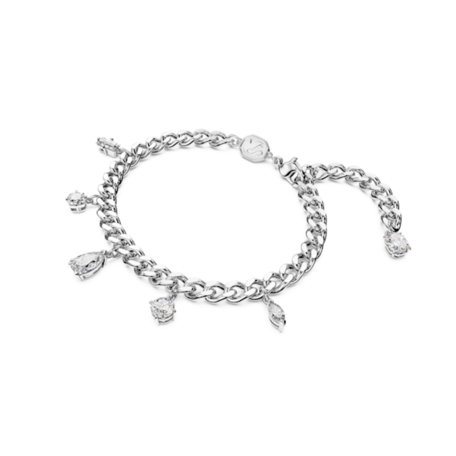 Resim Imber Bileklik, Karışık kesimler, Beyaz, Rodyum kaplama