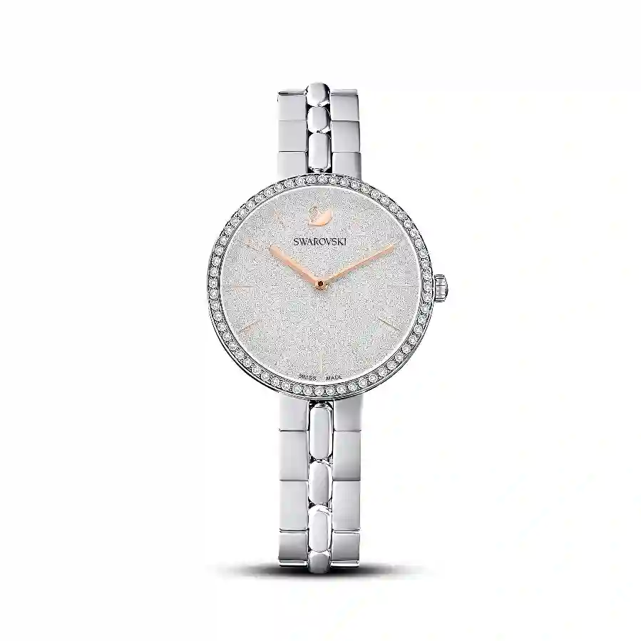 Resim Cosmopolitan Saat, İsviçre Üretimi, Metal bileklik, Gümüş Rengi, Paslanmaz çelik