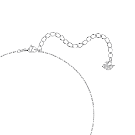 Resim Una Kolye, Yonca, Mavi, Rodyum kaplama