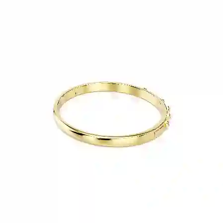 Resim Numina Bileklik, Karışık yuvarlak kesimler, Beyaz, Altın rengi kaplama