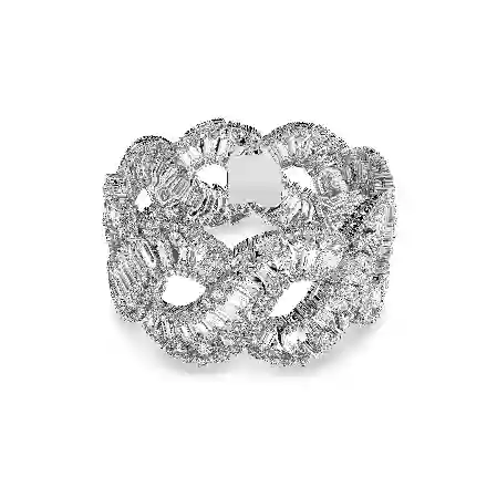 Resim Hyperbola Bileklik, Karışık kesimler, Infinity, Beyaz, Rodyum kaplama