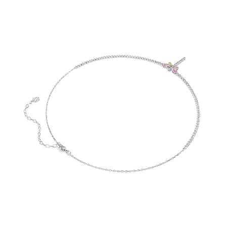 Resim Ariana Grande x Swarovski Tennis Y kolye, Karışık kesimler, Yusufçuk, Çok renkli, Rodyum kaplama