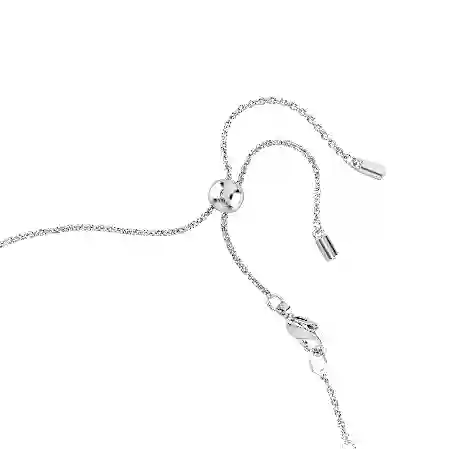 Resim Matrix Tennis gerdanlık, Yuvarlak kesim, Beyaz, Rodyum kaplama