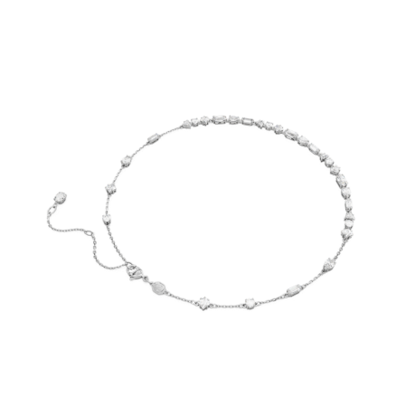 Resim Mesmera Kolye, Karışık kesim, Dağınık tasarım, Beyaz, Rodyum kaplama