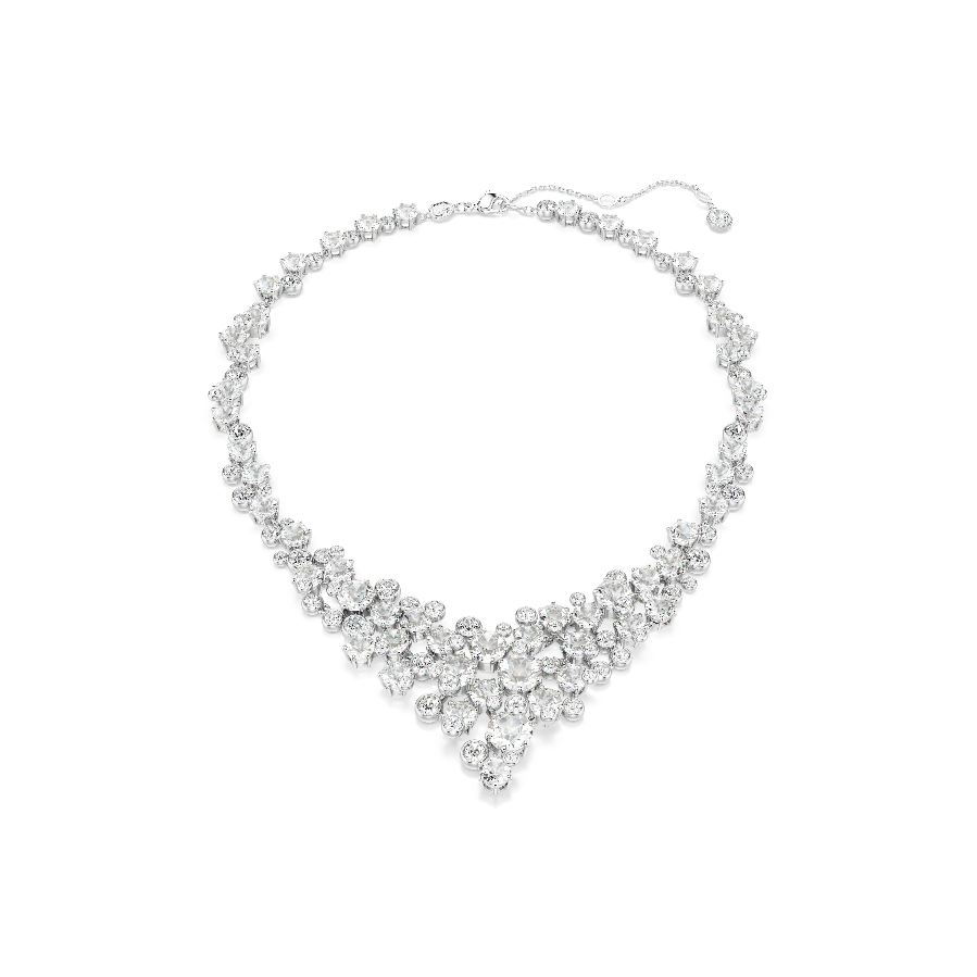 Resim Constella Kolye, Karışık kesimler, Toka, Beyaz, Rodyum kaplama