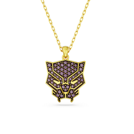 Resim Black Panther © MARVEL Kolye, Black Panther, Mor, Altın rengi kaplama