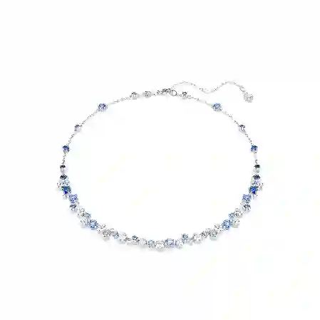 Resim Constella Kolye, Karışık kesimler, Mavi, Rodyum kaplama