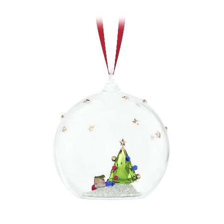 Resim Holiday Cheers Ağaç ve Hediyeler Top Süs