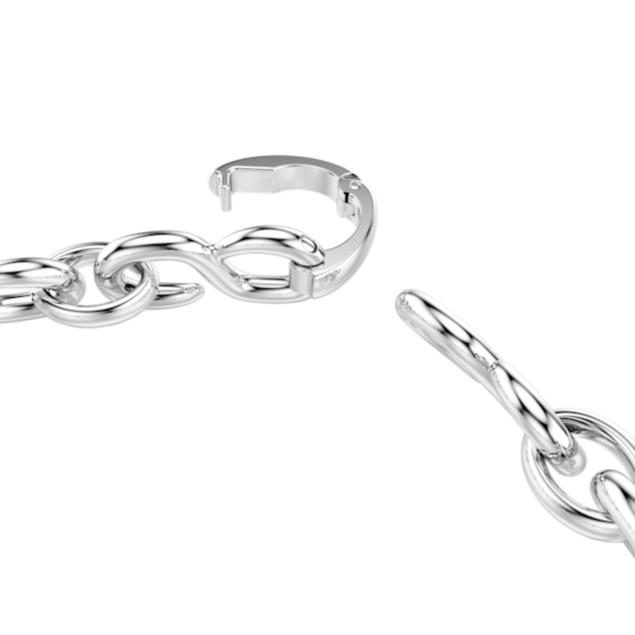 Resim Dextera Bileklik, Yuvarlak kesim, Beyaz, Rodyum kaplama