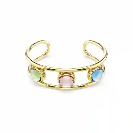 Resim Chroma Kelepçe, Yastık kesim, Çok renkli, Altın rengi kaplama