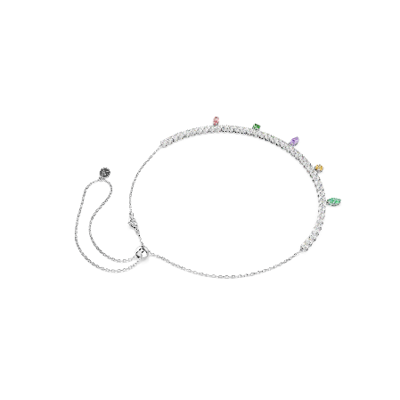 Resim Ariana Grande x Swarovski Tennis kolye, Karışık kesimler, Çok renkli, Rodyum kaplama