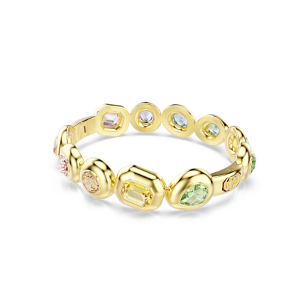 Resim Gema Bileklik, Karışık kesimler, Çok renkli, Altın rengi kaplama