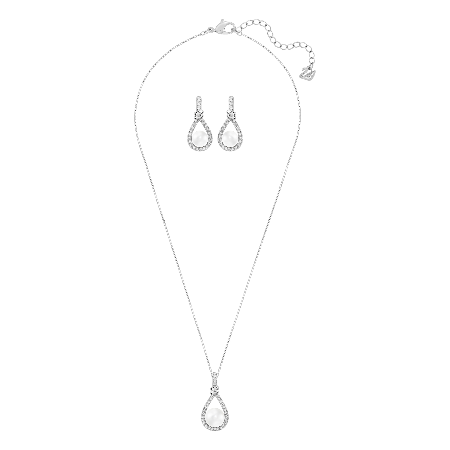 Resim Enlace Set, Beyaz, Rodyum kaplama