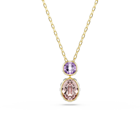 Resim Chroma Kolye, Karışık kesimler, Çok renkli, Altın rengi kaplama