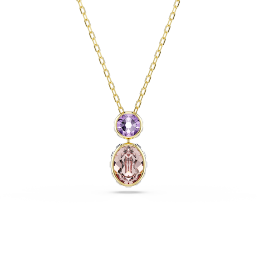 Resim Chroma Kolye, Karışık kesimler, Çok renkli, Altın rengi kaplama