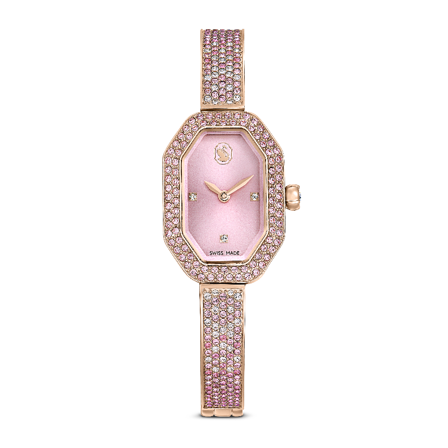 Resim Dextera Halka bileklik saat, İsviçre Üretimi, Pembe, Pembe altın rengi kaplama