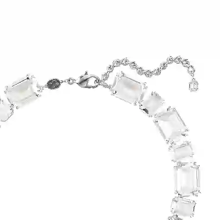 Resim Millenia Kolye, Karışık kesimler, Beyaz, Rodyum kaplama