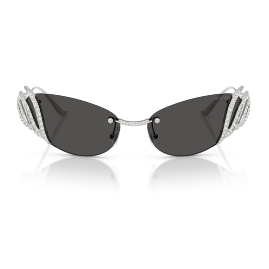 Resim Güneş Gözlüleri, Kedi gözü şekli, Kuğu, Gümüş Rengi