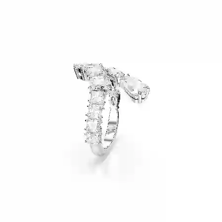 Resim Matrix Yüzük, Karışık kesimler, Beyaz, Rodyum kaplama