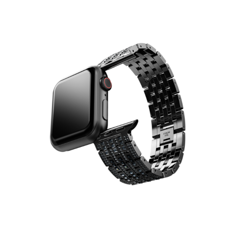 Resim Sparkling Prenses kordon, Apple Watch® 40 mm ve 41 mm ile uyumlu, Siyah yüzey