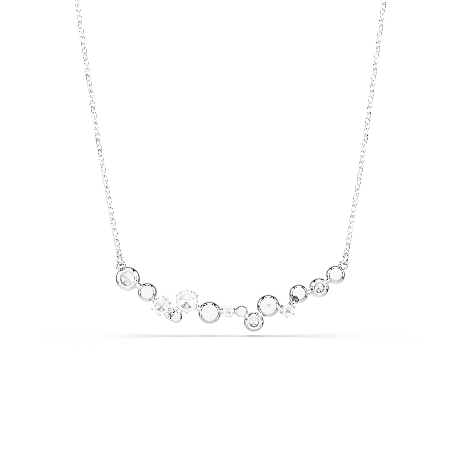 Resim Constella Kolye, Karışık kesimler, Beyaz, Rodyum kaplama