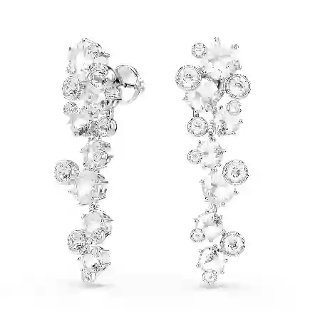 Resim Constella damla küpeler, Karışık kesimler, Beyaz, Rodyum kaplama