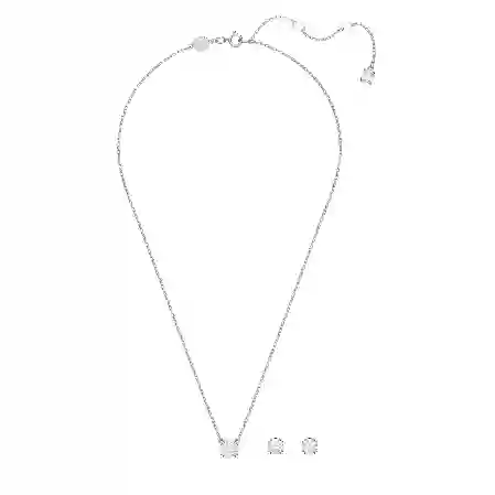 Resim Constella Set, Yuvarlak kesim, Beyaz, Rodyum kaplama