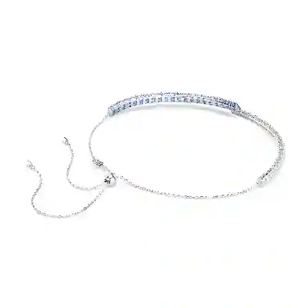 Resim Matrix Gerdanlık, Karışık kesimler, Mavi, Rodyum kaplama