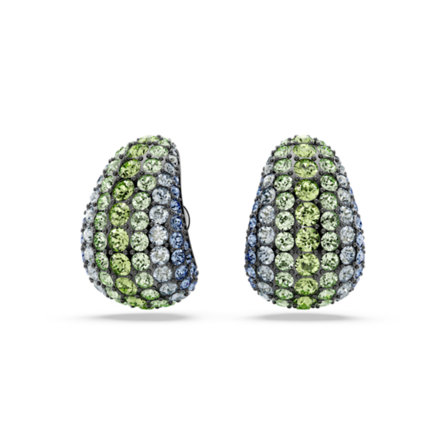 Resim Sublima damla küpeler, Yuvarlak kesim, Küçük, Çok renkli, Rutenyum kaplama