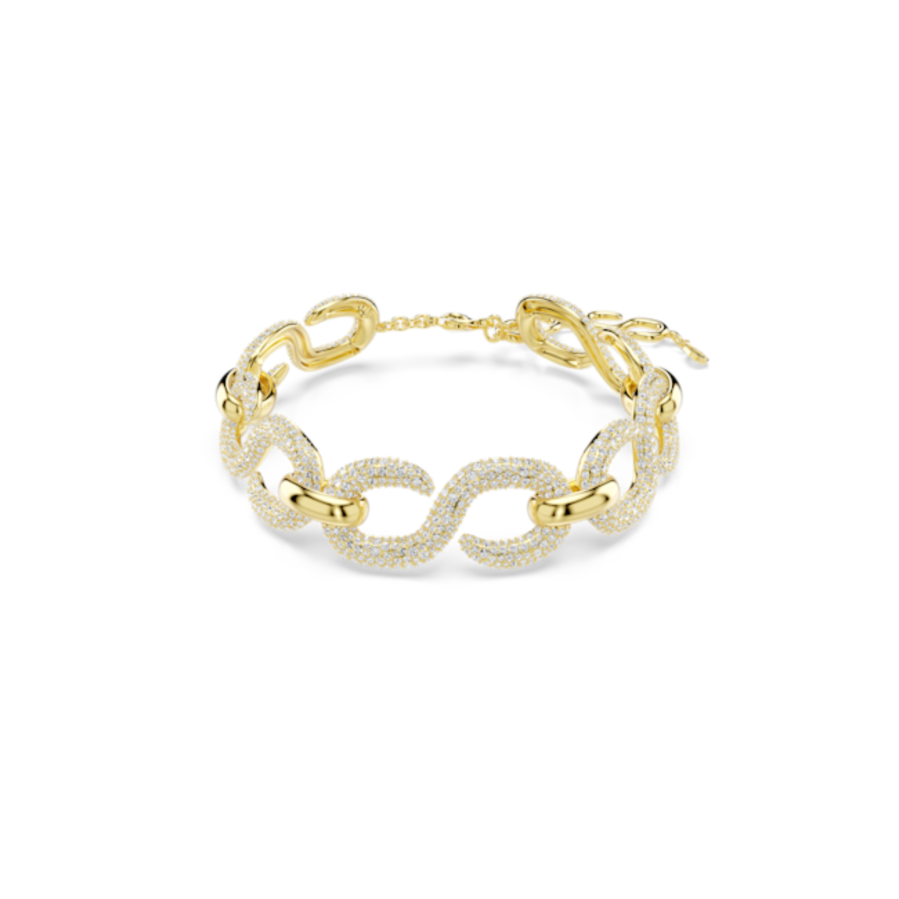 Resim Dextera Gerdanlık, Yuvarlak kesim, Beyaz, Altın rengi kaplama