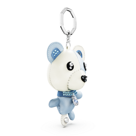 Resim Teddy Çanta Charm'ı, Ayıcık, Mavi, Rodyum kaplama