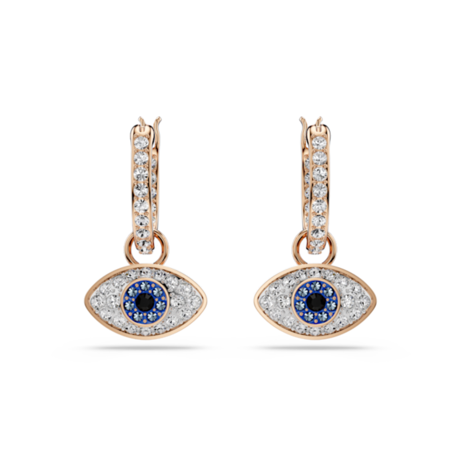 Resim Symbolica damla küpeler, Göz, Çok renkli, Pembe altın rengi kaplama