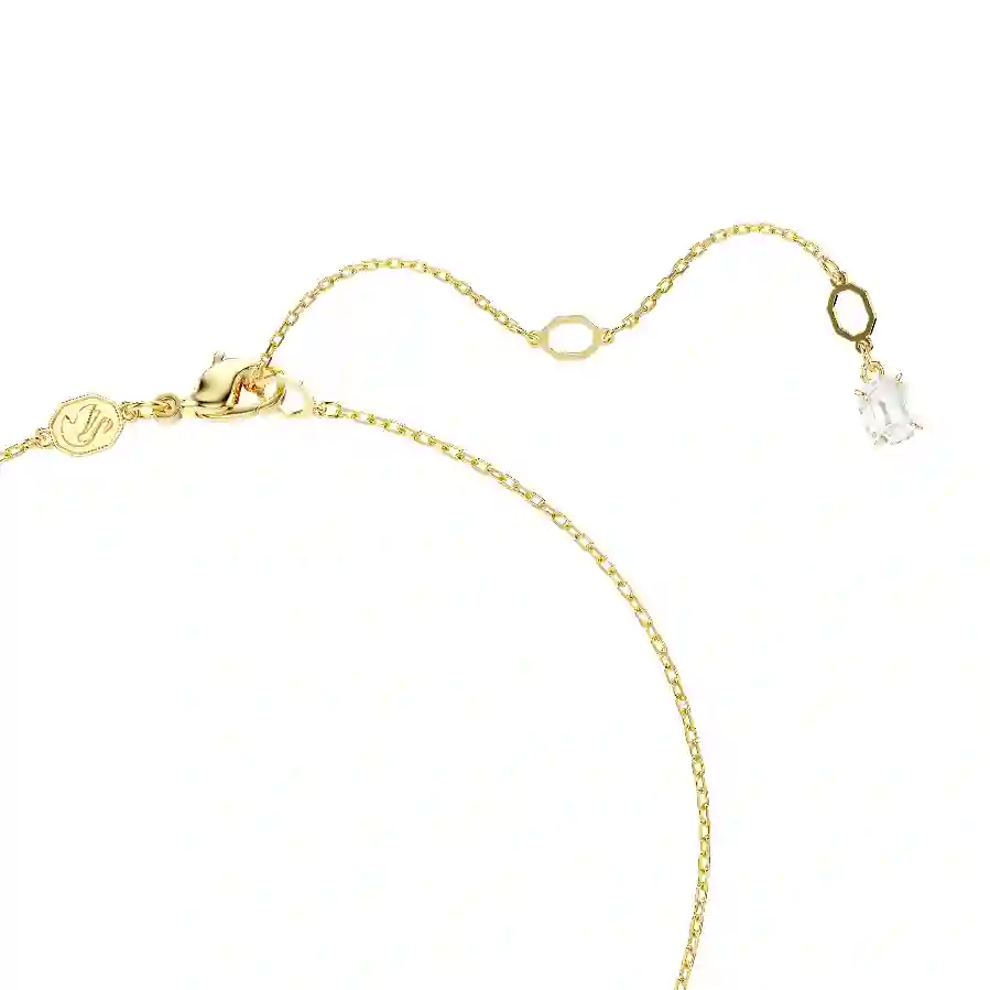 Resim Idyllia Kolye, Karışık kesimler, Deniz Kabuğu, Yeşil, Altın rengi kaplama