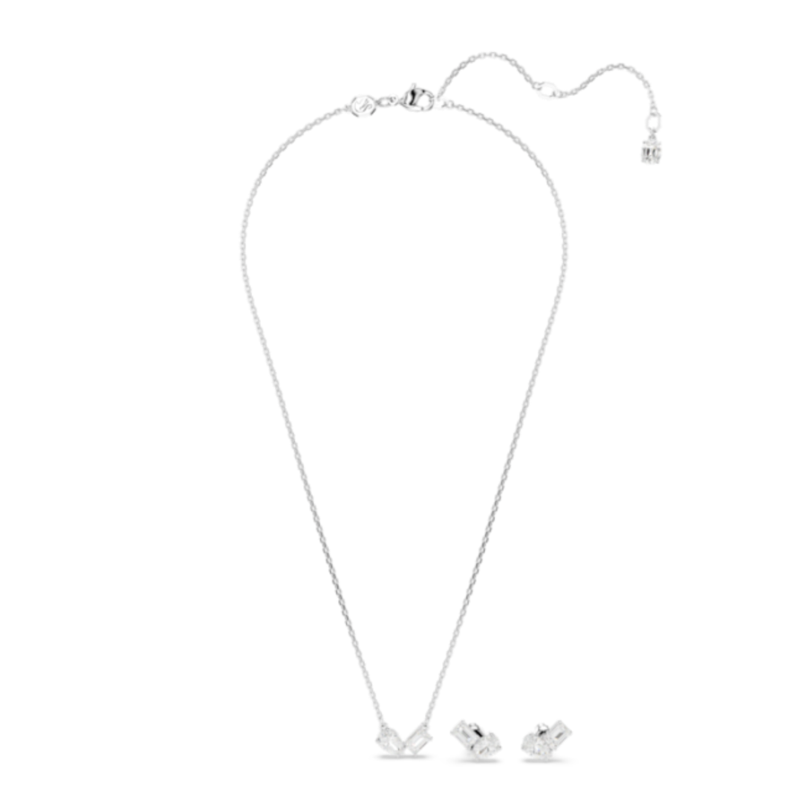 Resim Mesmera Set, Karışık kesimler, Beyaz, Rodyum kaplama